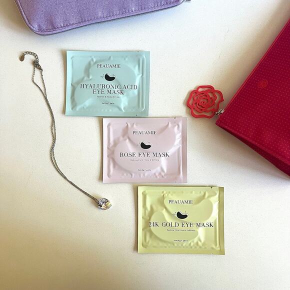 LANCOME Paris BEAUTY BUNDLE: 2 Piece Makeup Cosmetic Bags + Jewelry - Picture 8 of 12